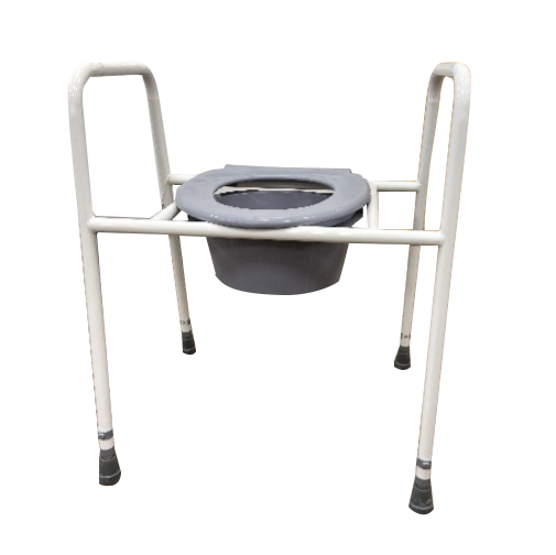 Over toilet seat on frame (combi)